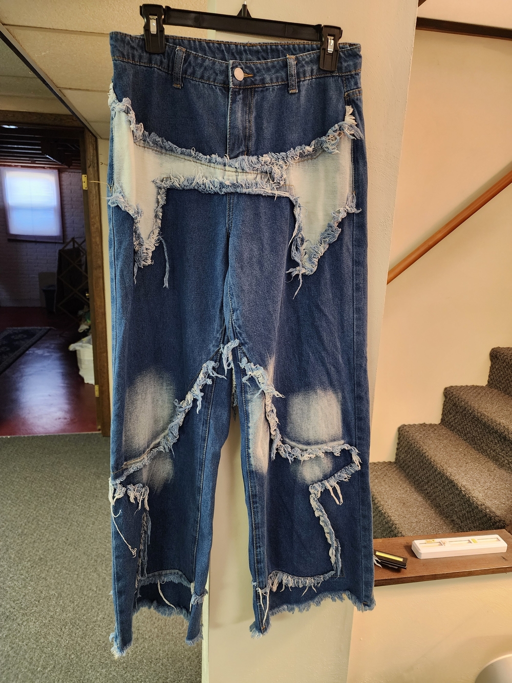 Sx 16Y Distressed Denim Star Jeans. Teen